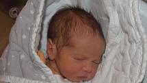 Lukáš Pollák z Přehořova. Rodiče Kristýna  a Lukáš se svého prvorozeného syna dočkali 31. října v 16.20 hodin. Po narození vážil 3060 gramů a měřil 49 cm. 
