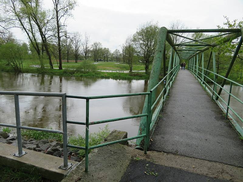 Lužnice, Nežárka a Černovický potok na Táborsku v pátek 14. května.