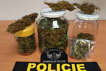 Policisté zadrželi počátkem týdne dealera marihuany.