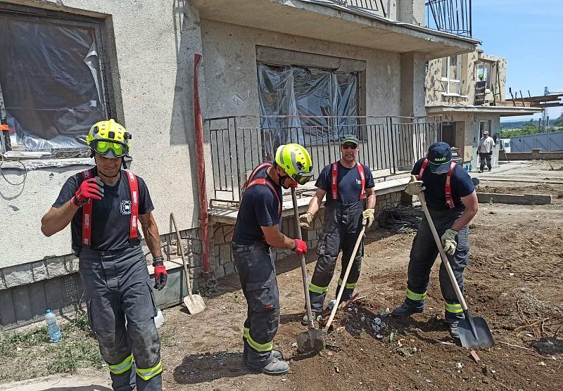 Táborští hasiči pomáhali na Hodonínsku.