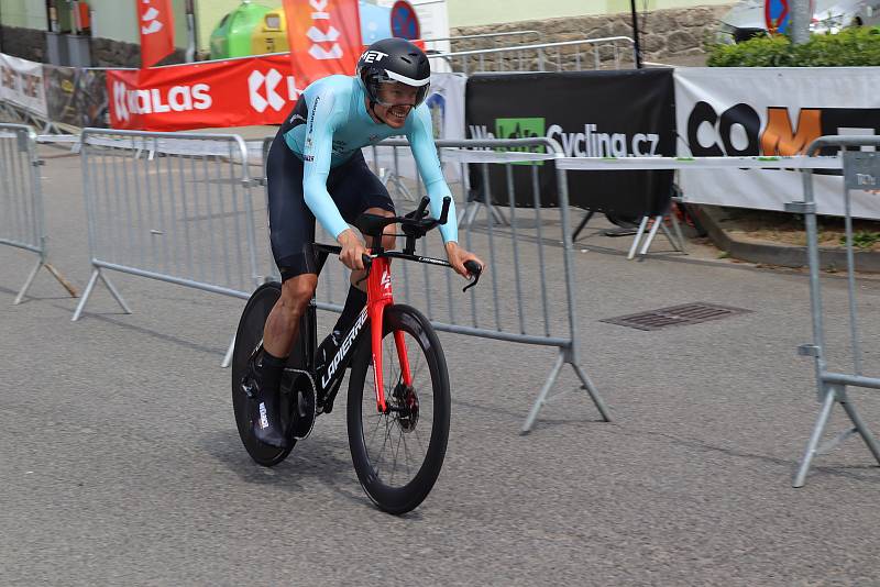 Mistrovství České republiky a Slovenska v silniční cyklistice - časovka.