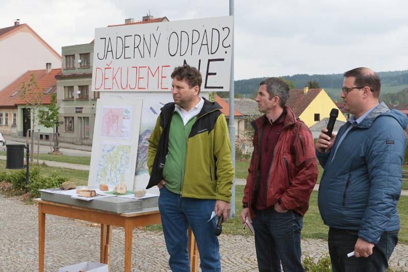 Dny proti úložišti na Jistebnicku a Jindřichohradecku v předchozích letech.