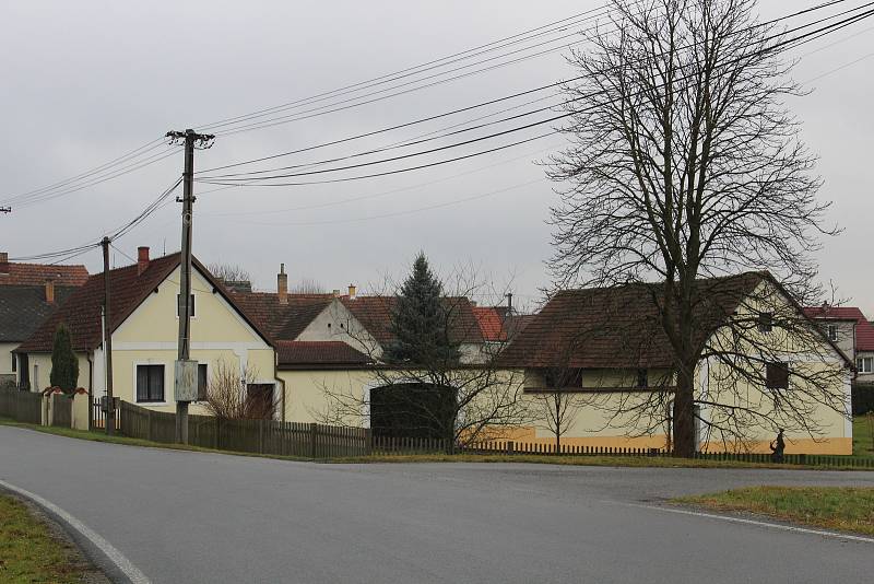 Rodný dům Jana Míky v Hlavňově.