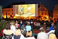 Kino na táborském Žižkově náměstí.