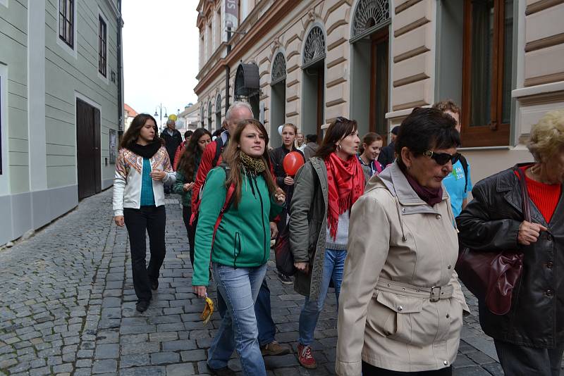 Celodiecézní pouť v sobotu vyvrcholila mariánským průvodem ze Žižkova náměstí starou poutní cestou na Klokoty.