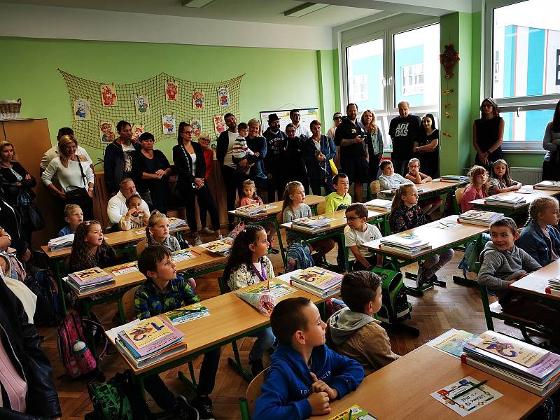 První školní den v ZŠ Zborovská v Táboře