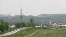 Lokalita mezi Soběslaví a Chlebovem, kde má vyrůst průmyslový park.