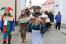 Masopust ve Veselí nad Lužnicí si lidé užili v sobotu 3. února odpoledne.