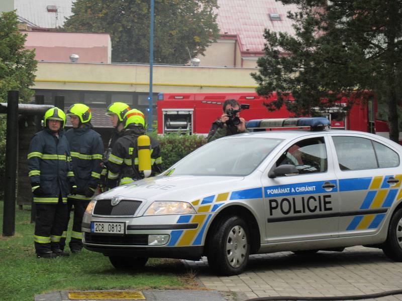 Ve středu 25. září v Mateřské škole Blatské sídliště hořelo, naštěstí jen fiktivně.