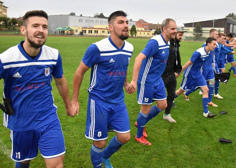 Fotbalisté Soběslavi rozdrtili nováčka z Katovic 6:1.