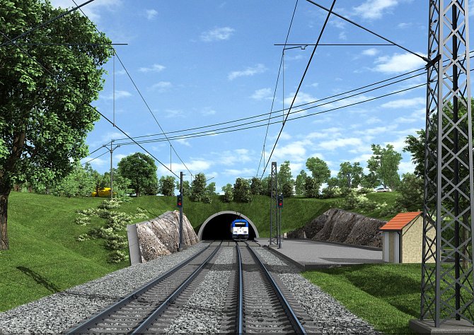 Zvěrotický tunel (vizualizace).