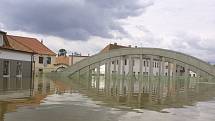 Ilustrační foto z povodní v roce 2002 v sousední Soběslavi.
