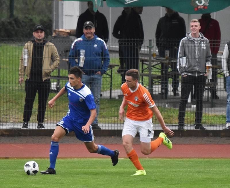 Fotbalisté Soběslavi rozdrtili nováčka z Katovic 6:1.