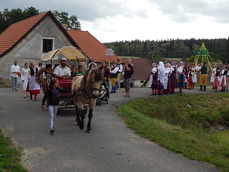 Dožínky v Borotíně.