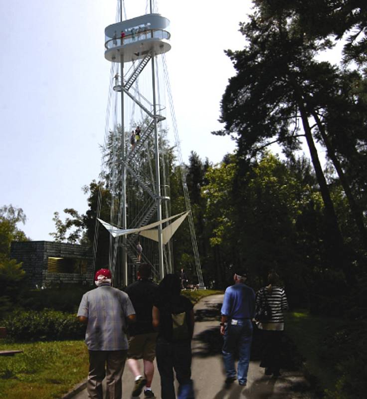 HÝLAČKA Z OCELI. Konečný návrh Hýlačky lidé přijali. Proti původnímu návrhu „Hýlačky z betonu“ se ohradili peticí.