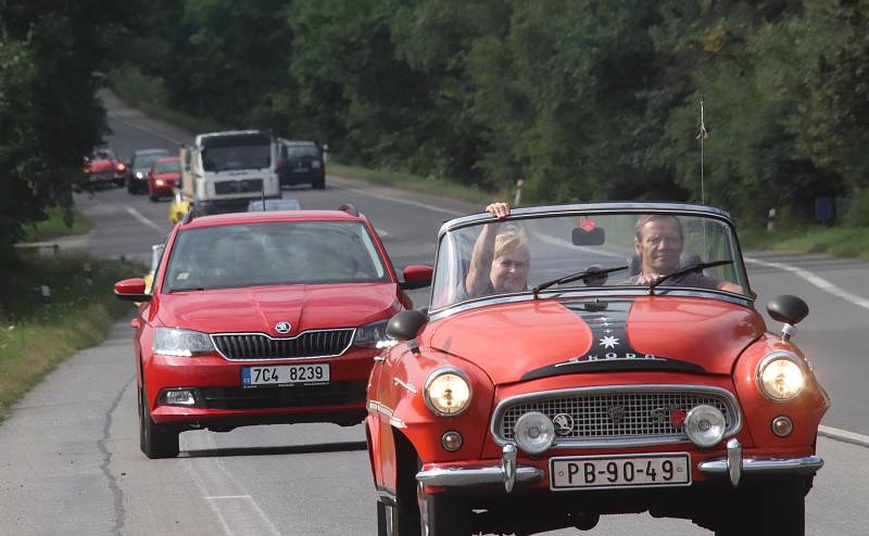 Sraz felicií v autokempu Karvánky u Soběslavi