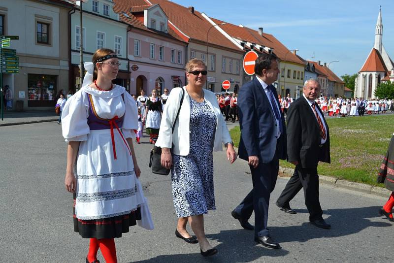 Oslava výročí župy Boleslava Jablonského v Soběslavi. 