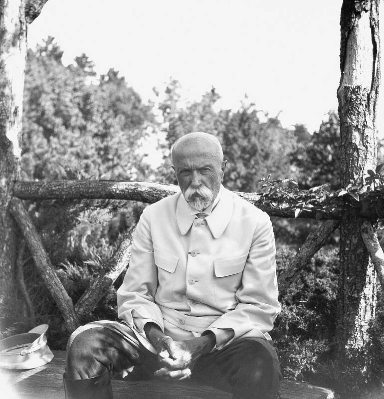 Tomáše Garrigua Masaryka pojilo s Čapek dlouholeté přátelství.