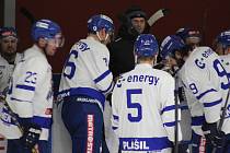 Hokejisté Tábora v dalším kole nadstavbové části II. ligy prohráli na ledě Vrchlabí 3:5.