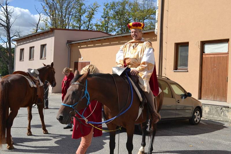 V neděli v Plané opět vítali knížete Václava a jeho družinu. 