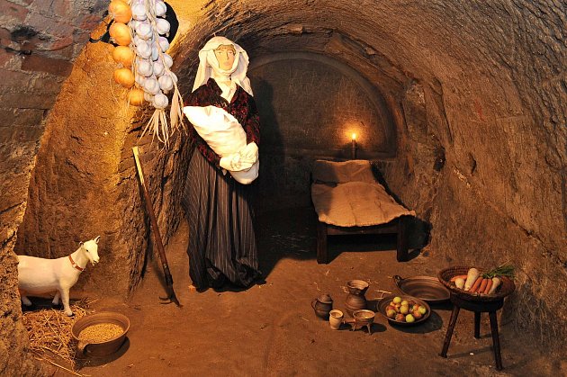 Středověké podzemí v Táboře.