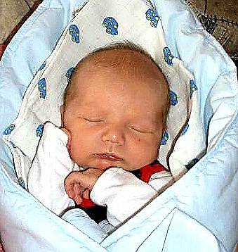 MATYÁŠ WOLDŘICH Z ČELKOVIC. Na svět přišel jako první dítě v rodině 16. května v 17.56 hodin. Jeho váha byla 4040 g, měřil 52 cm.