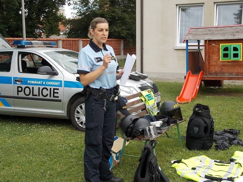 Předškoláci si užili den s policií.