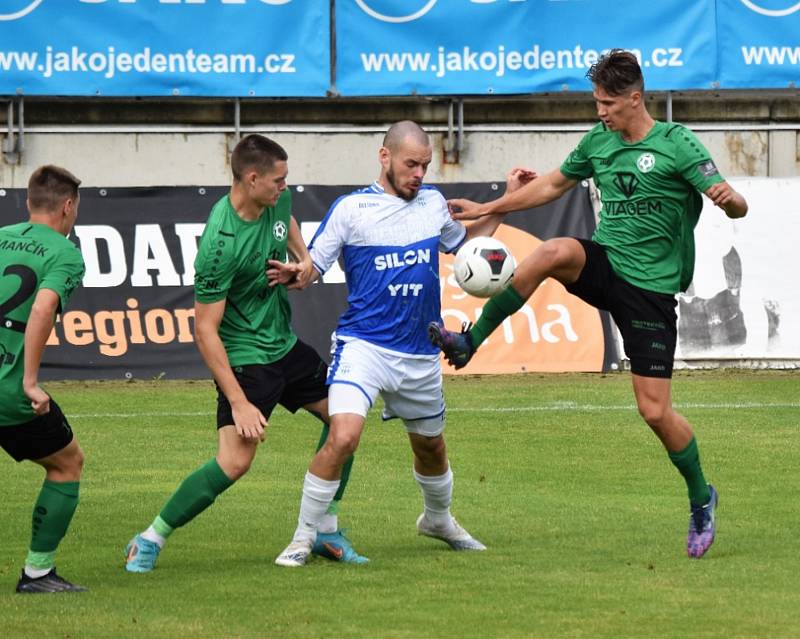 První kolo fotbalové Fortuna národní ligy: FK Viagem Příbram - FC SILON Táborsko 1:1.