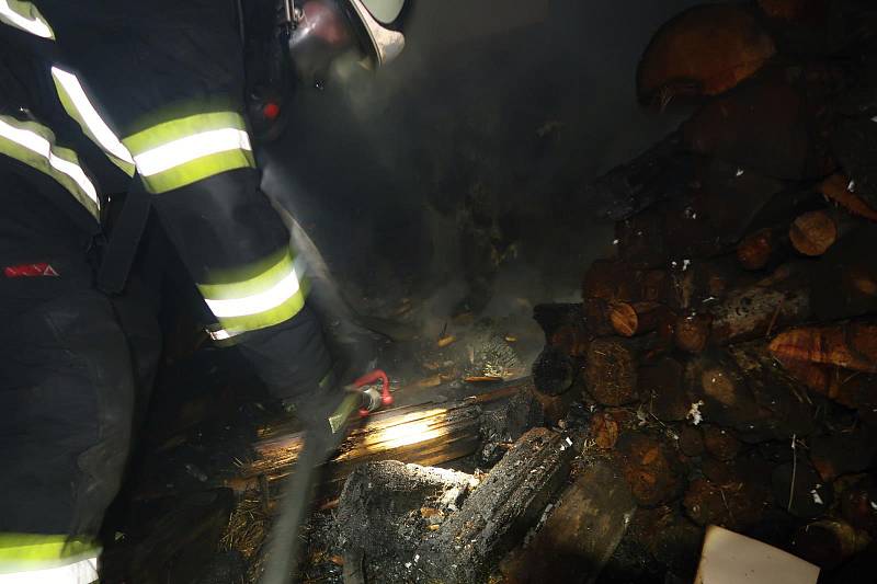 V ranních hodinách v úterý 28. ledna byl ohlášen požár sklepa rodinného domu v Želči na Táborsku.