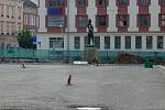 Přestavba táborského náměstí T. G. Masaryka.