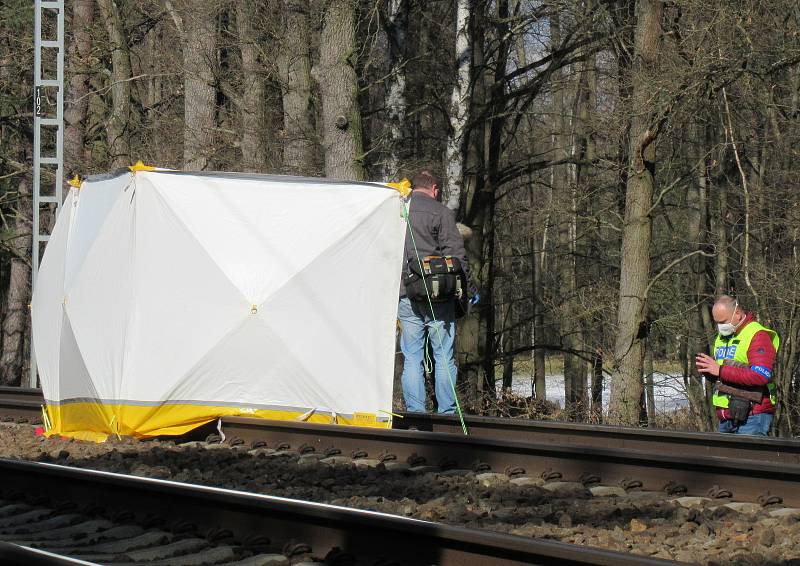 V sobotu 6. března dopoledne došlo asi 500 metrů od železniční zastávky Řípec - Dráchov směrem na Soběslav ke středu rychlíku  R722 z Českých Budějovic s osobou v kolejišti.