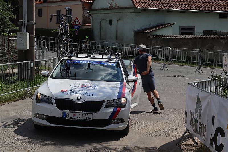 Mistrovství České republiky a Slovenska v silniční cyklistice - časovka.