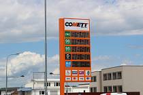 Ceny pohonných hmot na Táborsku ve středu kolem poledne.