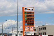 Ceny pohonných hmot na Táborsku ve středu kolem poledne.