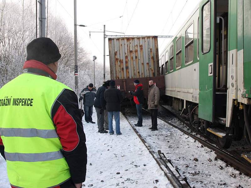 Na Táborsku se srazily vlaky, nikdo není zraněn