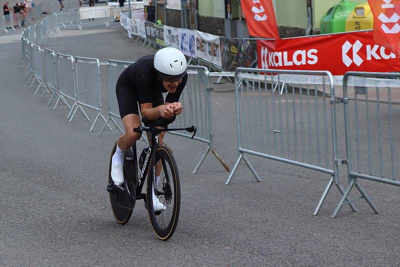 Mistrovství České republiky a Slovenska v silniční cyklistice - časovka.