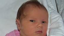Nikol Štraufová z Chýnova. Na svět přišla 31. srpna v 11.34 hodin. Po narození vážila 2960 gramů a doma už má devítiletého brášku Michala. 