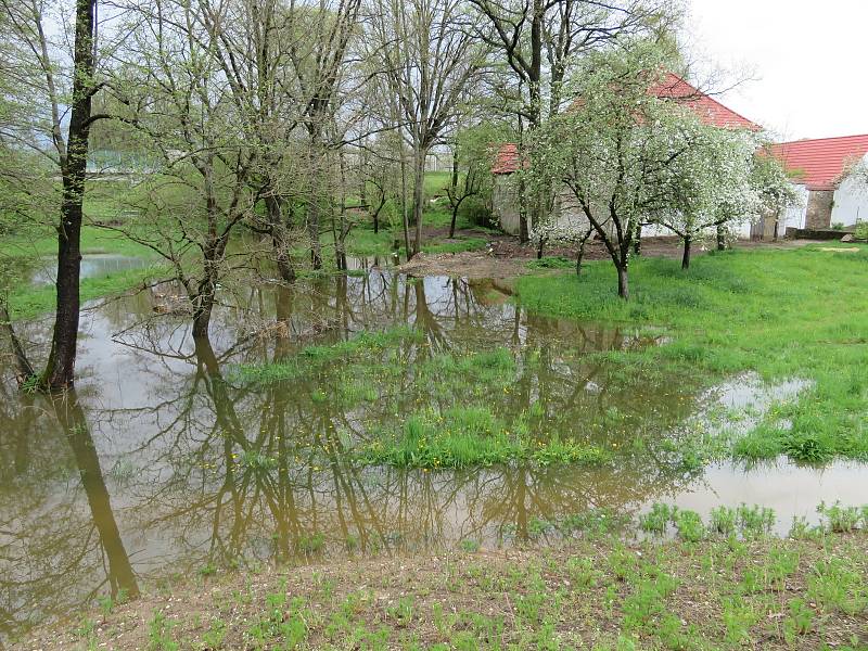 Lužnice, Nežárka a Černovický potok na Táborsku v pátek 14. května.