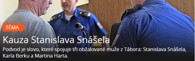 Kauza Snášel.