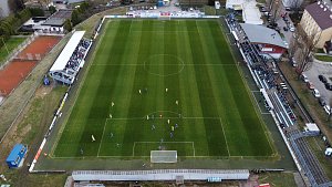 Stadion FC Silon Táborsko na Kvapilce.