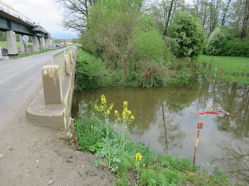 Lužnice, Nežárka a Černovický potok na Táborsku v pátek 14. května.