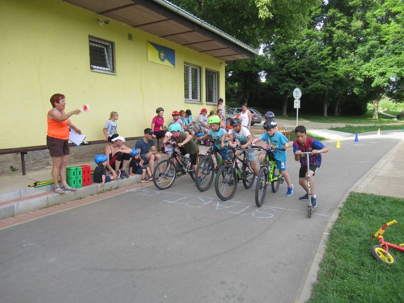 První závody na inline dráze v Kladrubech.