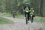 Cyklistického podniku se účastnili i kolaři z Tachovska.