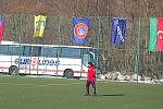 Mezistátní utkání žen U17 se hrálo na městském stadionu v Tachově a Česká republika porazila Ázerbájdžán 11:0. 