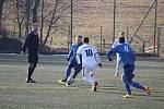 Dynamo Studánka (v modrém) - Baník Stříbro (v bílém) 0:2.