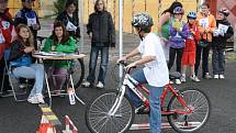 Téměř stovka dětí zápolila ve čtvrtek na dopravním hřišti v Tachově v okresním kole dopravní soutěže mladých cyklistů. 