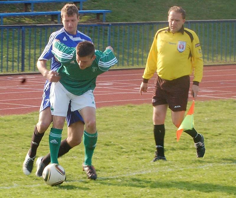 Divizní utkání FK Tachov-Bohemians 1905 B skončilo spravedlivou remízou 1:1.