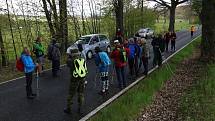 Vzpomínkového pochodu Lidických žen se na Tachovsku v sobotu účastnilo na padesát zájemců o turistiku a historii konce druhé světové války.