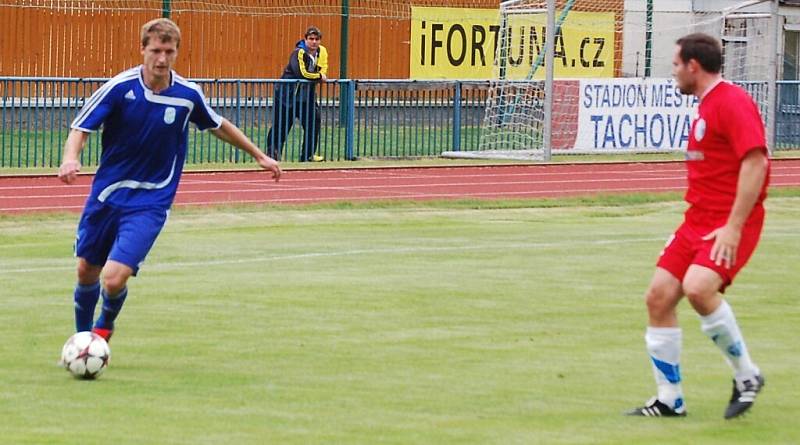 Fotbal-divize: Aktuálně třetí tým tabulky, FK Tachov, deklasoval doma Zličín 6:0