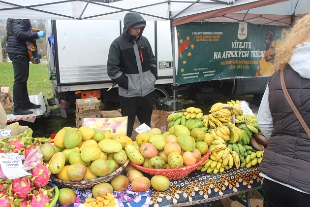 Africké trhy v Tachově.